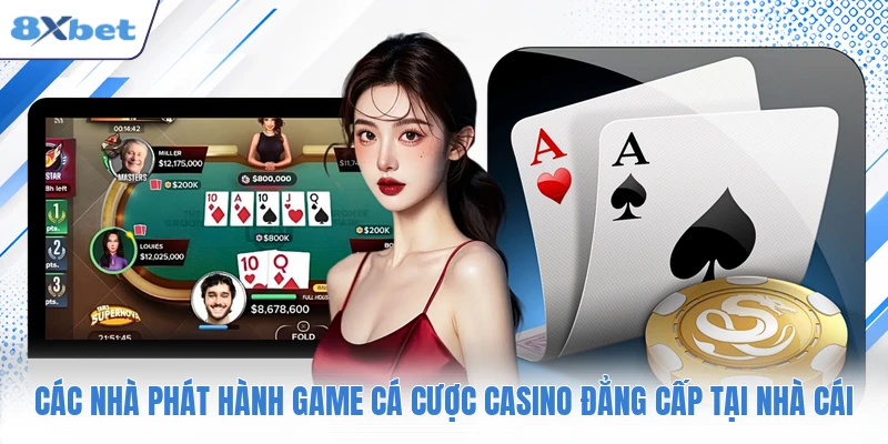 Các nhà phát hành game cá cược casino đẳng cấp tại nhà cái