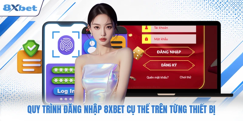Quy trình đăng nhập 8XBET cụ thể trên từng thiết bị
